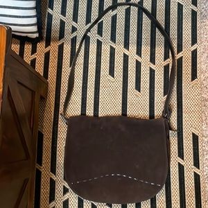 Brown Suede Giani Bernini Bag